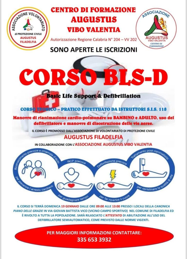 ISCRIZIONI CORSO BLS-D